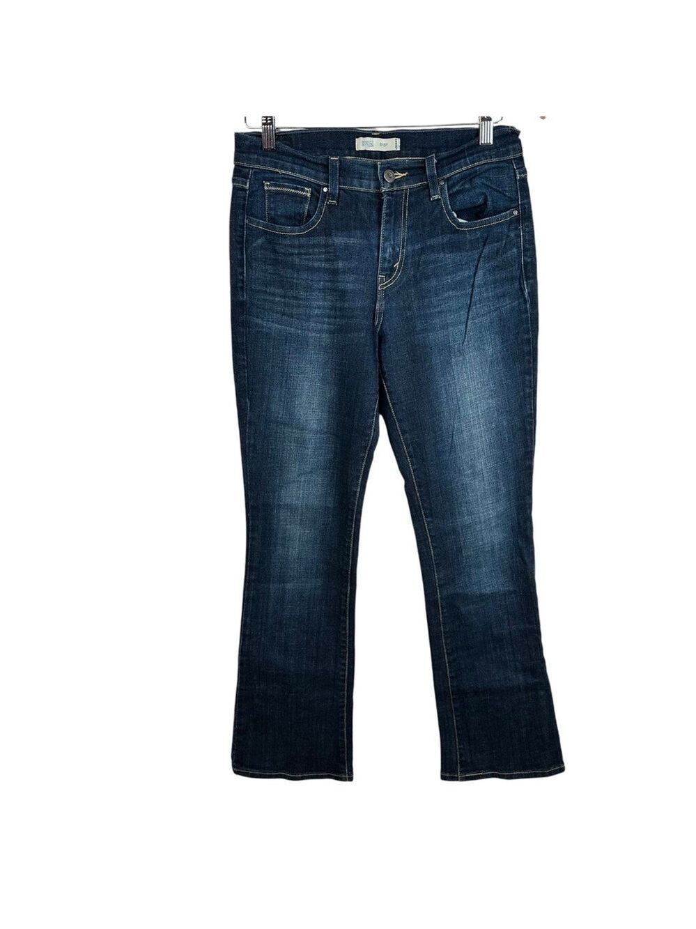 Levis 515 Bootcut Jeans Womens Size 8 Pockets Mid Rise Neutral Casual Core Basic